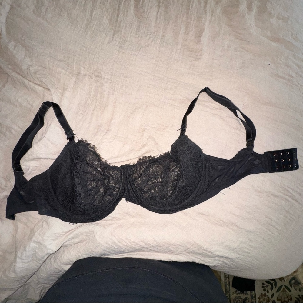 Elegant Black Lace Bra